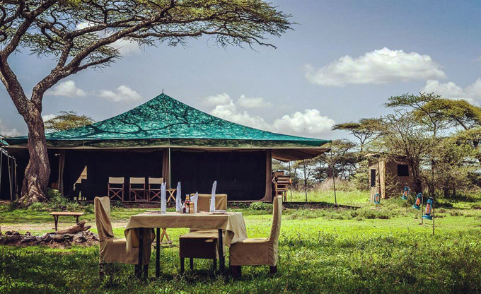 Tanzania tent accommodations
