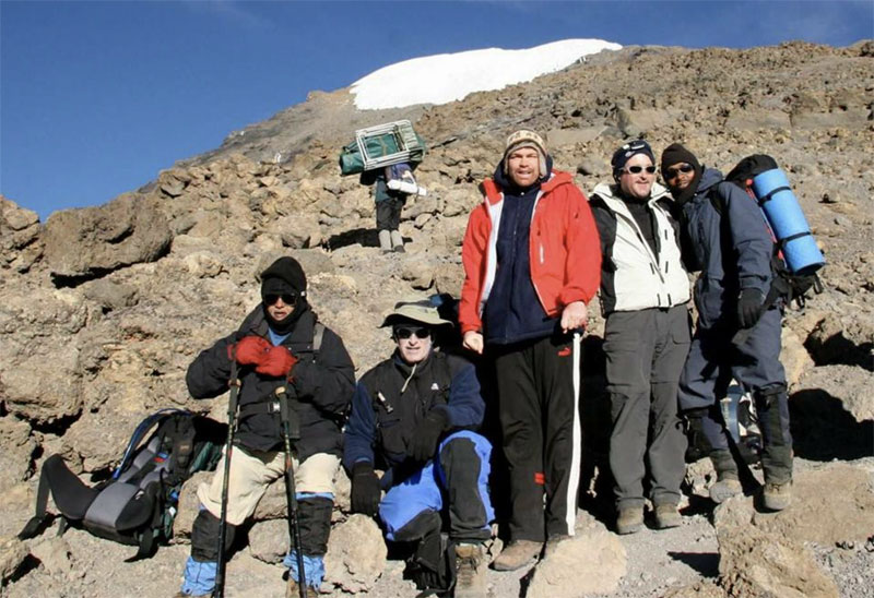 Mount Kilimanjaro hikers